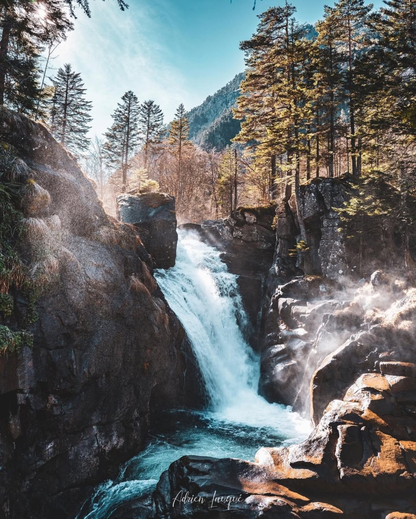 Chemin des cascades depuis la Raillère