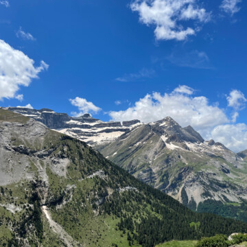 Brèche de Roland depuis le refuge des Espuguettes